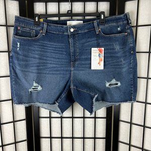 Signature by Levi Strauss  Denim Jean Shorts Size 24  NWT